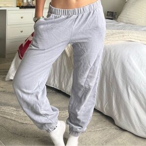 Brandy Melville blue sweatpants one size